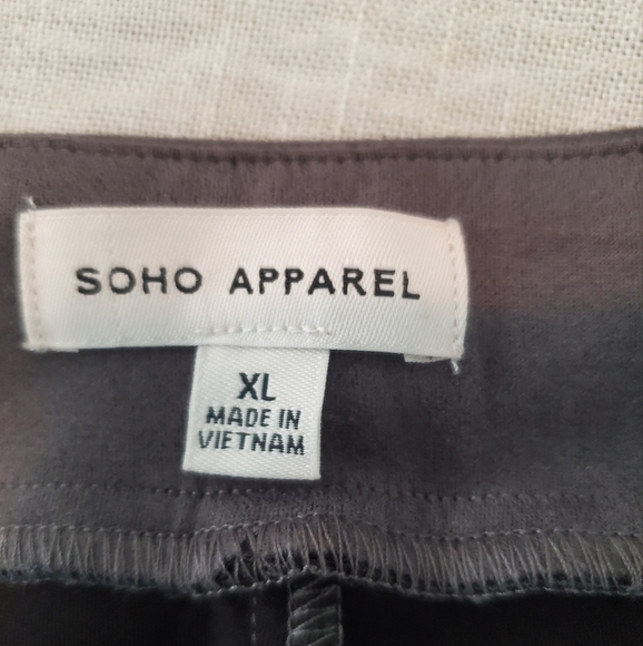 Gray Straight Leg Pull On Pants - Picture 2 of 8